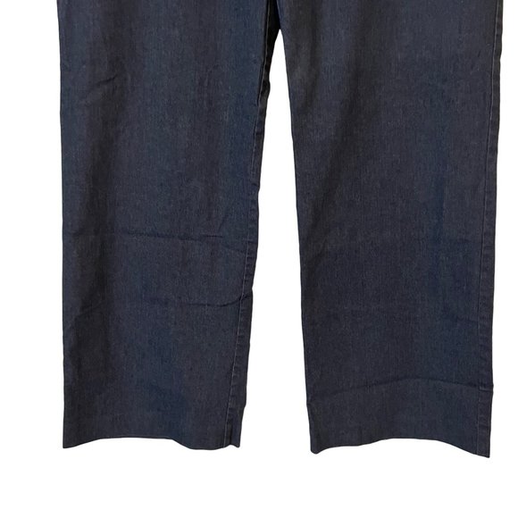 W Work To Weekend Blue Jeans Womens 16 Wide Leg Mid Rise Pocket Relaxed - Picture 3 of 11